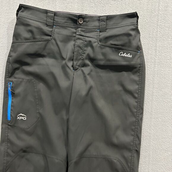 Cabelas XPG Pants Mens 36x28 Gray Hiking Camping Cool Phase Outdoor Workwear - Picture 4 of 12